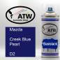 Preview: Mazda, Creek Blue Pearl, D2: 400ml Sprühdose, von ATW Autoteile West.